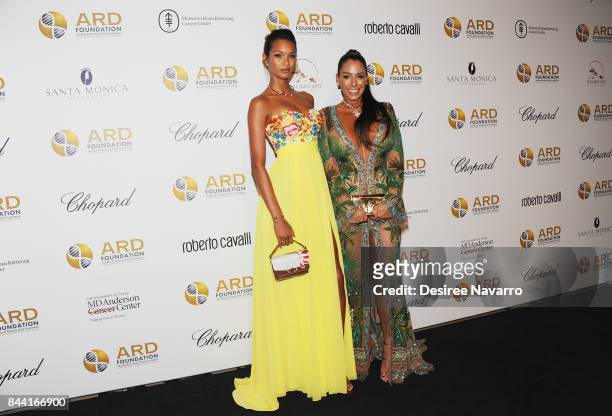 Model Lais Ribeiro and ARD Founder Ana Paola Diniz attend 2017 ARD Foundation 'A Brazilian Night' at Cipriani 42nd Street on September 7, 2017 in New...