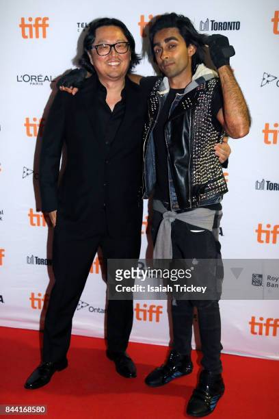 Joseph Kahn and Adi Shankar attend the 'Bodied' premiere during the 2017 Toronto International Film Festival at Ryerson Theatre on September 7, 2017...