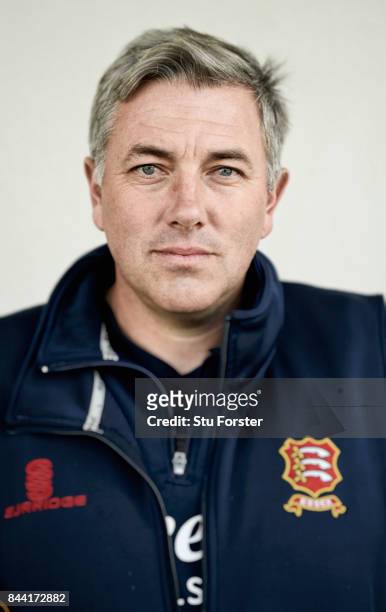 Essex coach Chris Silverwood pictured after day four of the Specsavers County Championship Division One match between Lancashire and Essex at Old...