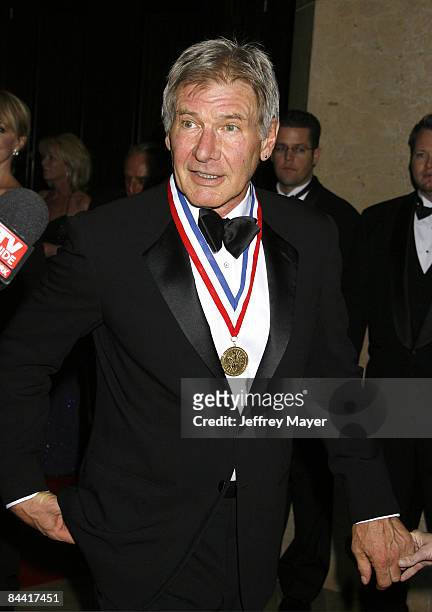 Harrison Ford arrives at the 6th Annual Living Legends of Aviation Awards Ceremony at The Beverly Hilton on January 22, 2009 in Beverly Hills,...
