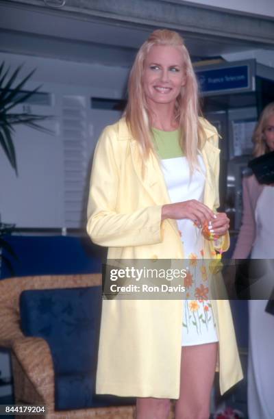 Actress Daryl Hannah poses for a portrait during the 1996 Cannes Film Festival on May 12, 1996 in Cannes, France.