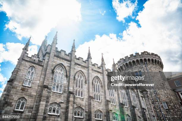 dublin castle in dublin, ireland - dublin castle stock pictures, royalty-free photos & images