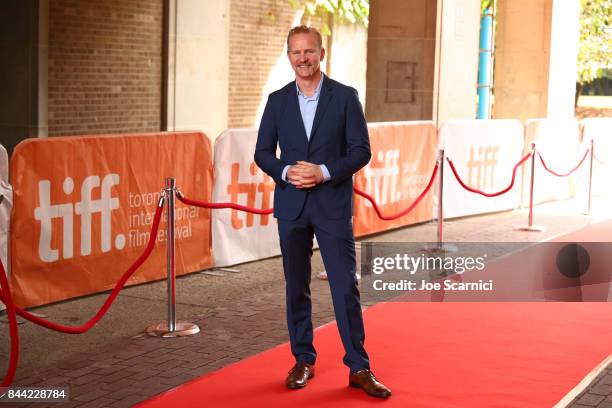 Morgan Spurlock attends the "Super Size Me 2: Holy Chicken!" premiere during the 2017 Toronto International Film Festival at Ryerson Theatre on...