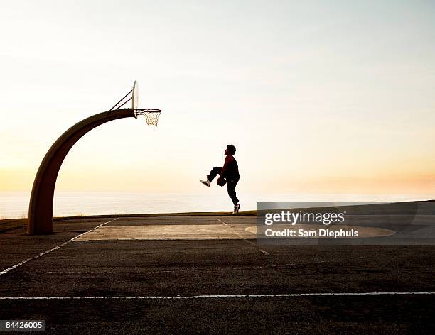 basket ball net - san pedro los angeles stock pictures, royalty-free photos & images