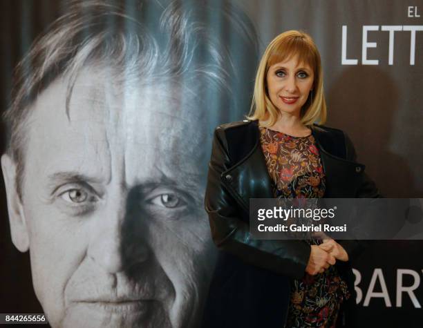 Argentine ballet dancer Eleonora Cassano poses for a photo during the Opening Night of the play "Letter to a Man" at Teatro Coliseo on September 7,...