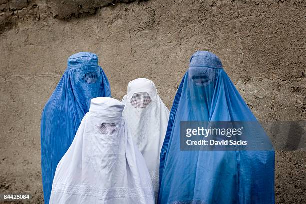 afghan women - afghan burqa stock pictures, royalty-free photos & images