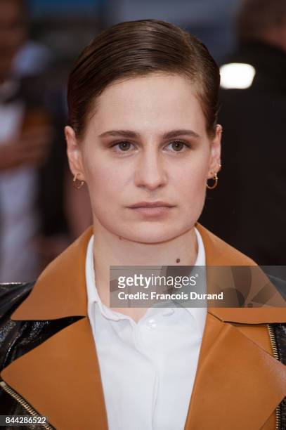 French singer Heloise Letissier aka Christine and The Queens arrives at the screening for "mother!" during the 43rd Deauville American Film Festival...