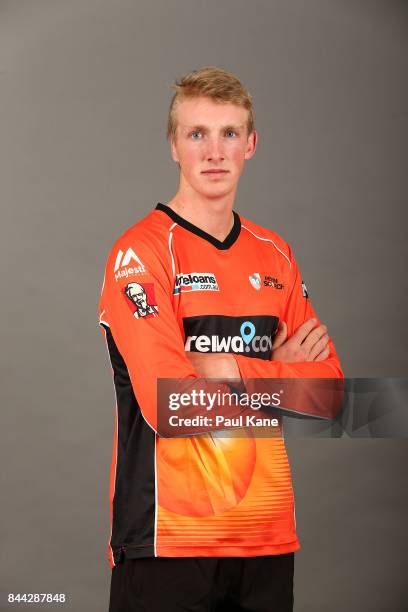 David Moody poses during the Western Australia headshots session at WACA on September 19, 2016 in Perth, Australia.