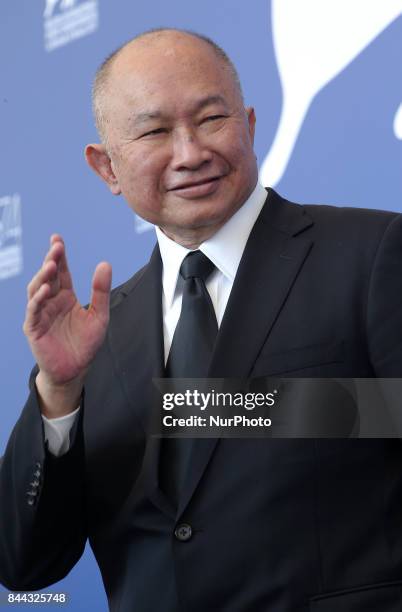 Venice, Italy. 08 September, 2017. John Woo attends the 'Zhuibu ' photocall during the 74th Venice Film Festival