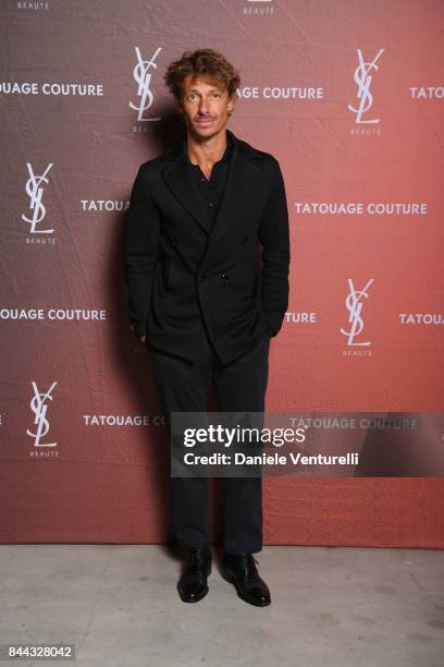 Giorgio Pasotti attends the YSL Beauty Club Party during the 74th Venice Film Festival at Arsenale on September 8, 2017 in Venice, Italy.