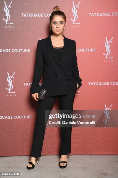 Greta Scarano attends the YSL Beauty Club Party during the 74th Venice Film Festival at Arsenale on September 8, 2017 in Venice, Italy.