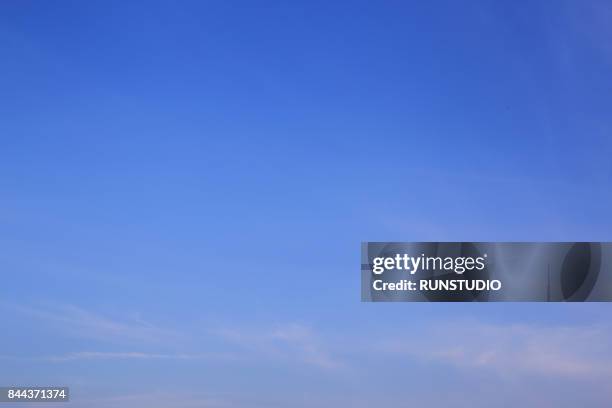 low angle view of blue sky - 空のみ ストックフォトと画像