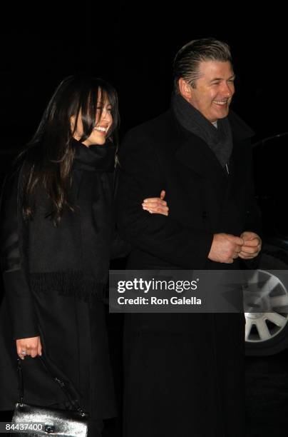 Alec Baldwin and Nicole Seidel