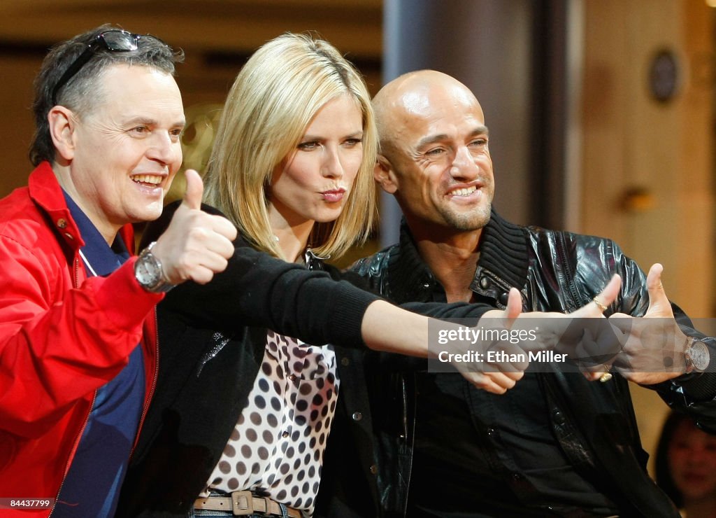 Heidi Klum Tapes "Germany's Next Topmodel" In Las Vegas