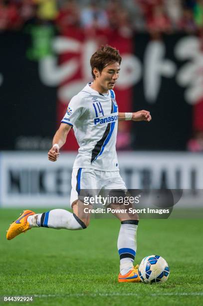 Gamba Osaka defender Yonekura Koki in action during the 2015 AFC Champions League Round of 16 1st Leg match between FC Seoul and Gamba Osaka on May...