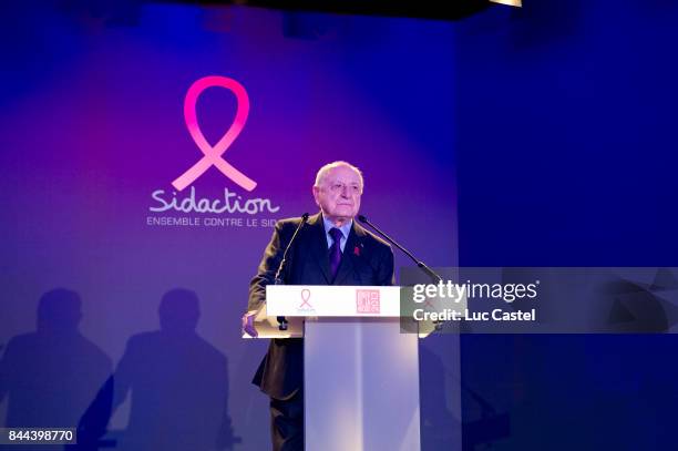 Pierre Berge attends the Sidaction Gala Dinner 2013 on January 24, 2013 in Paris, France.