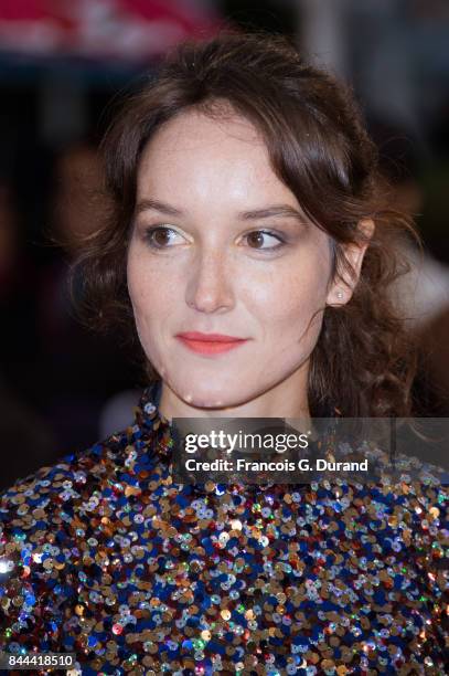 Anais Demoustier arrives at the screening for "mother!" during the 43rd Deauville American Film Festival on September 8, 2017 in Deauville, France.