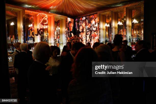 General atmosphere of the Baccarat Goldfinger Party In Paris on September 8, 2017 in Paris, France.