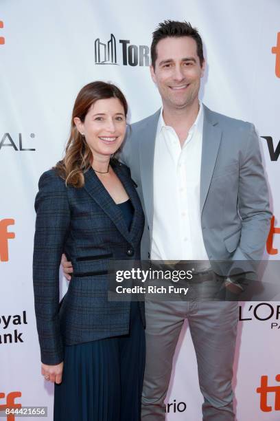 Todd Lieberman and Heather Lieberman attend the "Stronger" premiere during the 2017 Toronto International Film Festival at Roy Thomson Hall on...