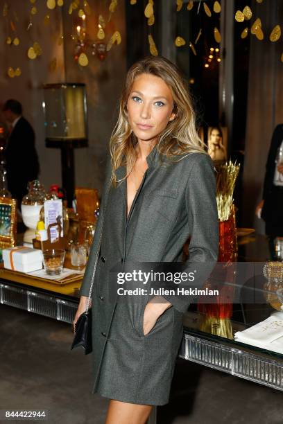 Laura Smet attends Baccarat cocktail in Paris on September 8, 2017 in Paris, France.