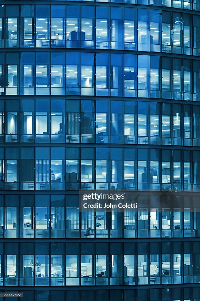 Building Blue Blue Office Building High-Res Stock Photo - Getty Images