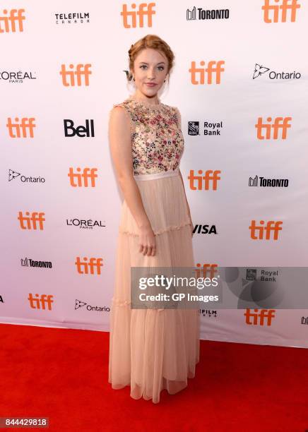 Samantha Isler attends the "Molly's Game" premiere during the 2017 Toronto International Film Festival at The Elgin on September 8, 2017 in Toronto,...