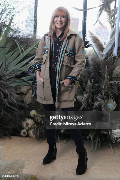 Designer Nicole Miller poses for the Nicole Miller fashion show during New York Fashion Week: The Shows at Gramercy Terrace at The Gramercy Park...