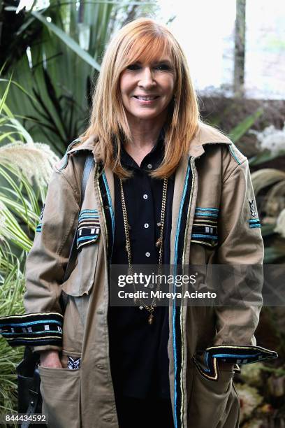 Designer Nicole Miller poses for the Nicole Miller fashion show during New York Fashion Week: The Shows at Gramercy Terrace at The Gramercy Park...