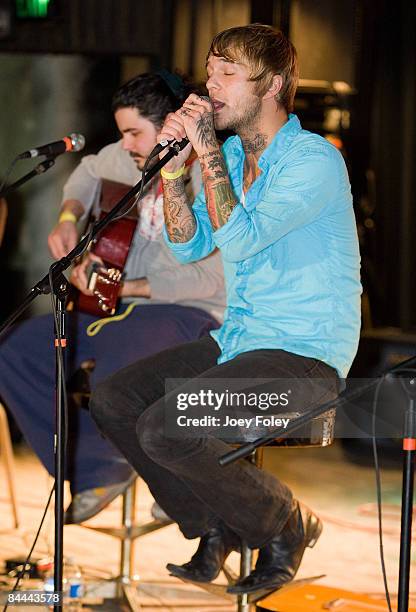 Craig Owens performs at the Emerson Theater on January 23, 2009 in Indianapolis.