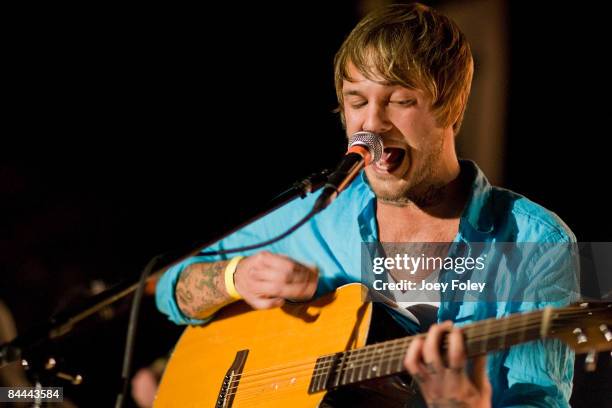 Craig Owens performs at the Emerson Theater on January 23, 2009 in Indianapolis.