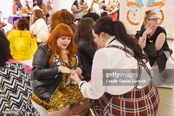 Guests attend the Dia&Co fashion show and industry panel at the CURVYcon at Metropolitan Pavilion West on September 8, 2017 in New York City.