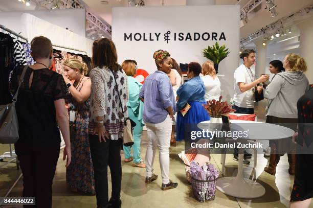 Guests attend the Dia&Co fashion show and industry panel at the CURVYcon at Metropolitan Pavilion West on September 8, 2017 in New York City.