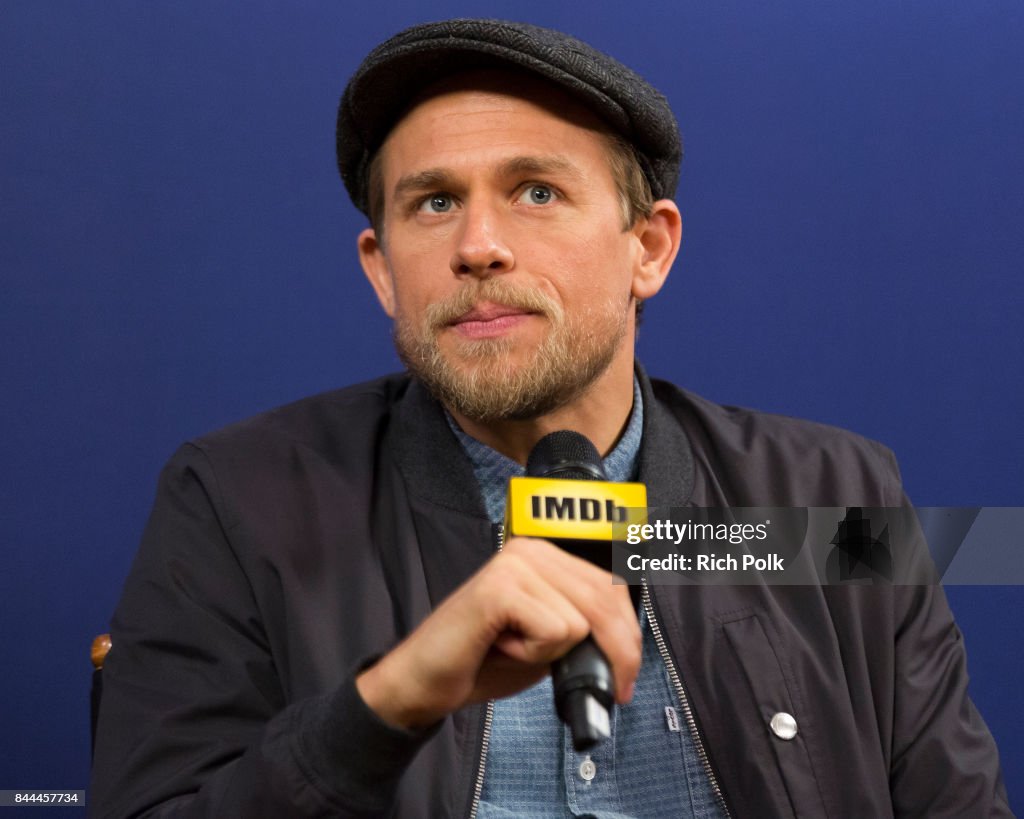 Actor Charlie Hunnam of 'Papillon' attends The IMDb Studio Hosted By  News Photo - Getty Images