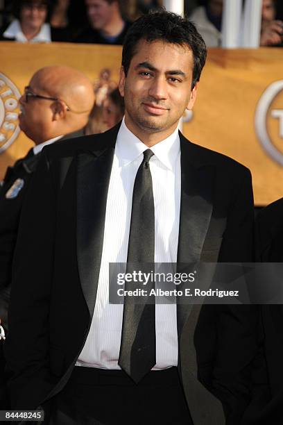 Actor Kal Penn arrives at the 15th Annual Screen Actors Guild Awards held at the Shrine Auditorium on January 25, 2009 in Los Angeles, California.