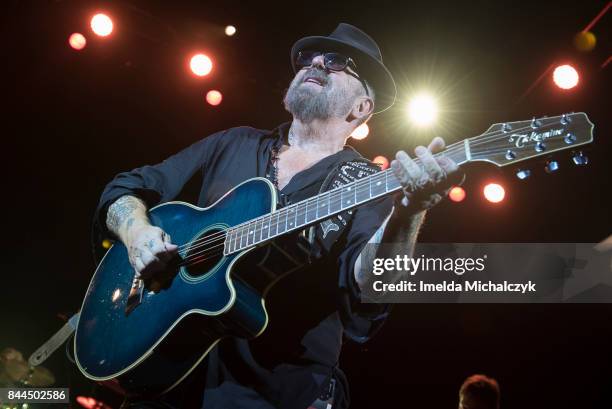 Dave Stewart of Dave Stewart And Friends perform at O2 Shepherd's Bush Empire on September 8, 2017 in London, England.