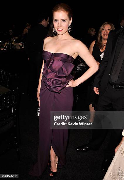 Actress Amy Adams in the audience at the 15th Annual Screen Actors Guild Awards held at the Shrine Auditorium on January 25, 2009 in Los Angeles,...