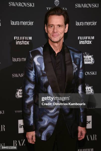 Jim Carrey attends Harper's BAZAAR Celebration of "ICONS By Carine Roitfeld" at The Plaza Hotel presented by Infor, Laura Mercier, Stella Artois,...