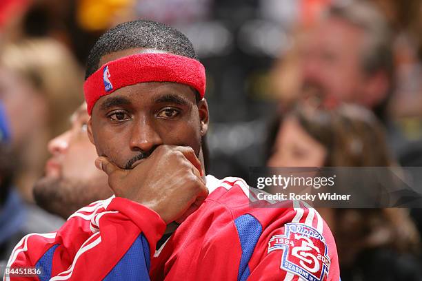 Ricky Davis of the LA Clippers gets ejected against the Golden State Warriors on January 25, 2009 at Oracle Arena in Oakland, California. NOTE TO...