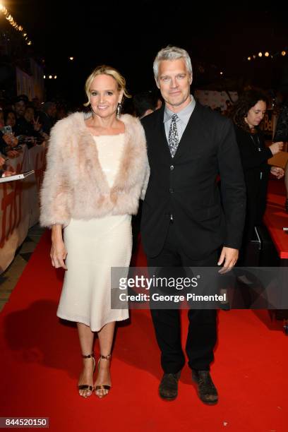 Neil Burger and Diana Kellog attends "The Upside" premiere during the 2017 Toronto International Film Festival at Roy Thomson Hall on September 8,...