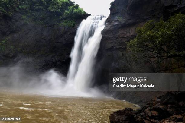 dabhosa waterfall - jawhar stock pictures, royalty-free photos & images