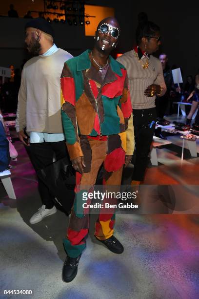 Young Paris attends the Jeremy Scott Fashion Show during New York Fashion Week at Spring Studios on September 8, 2017 in New York City.