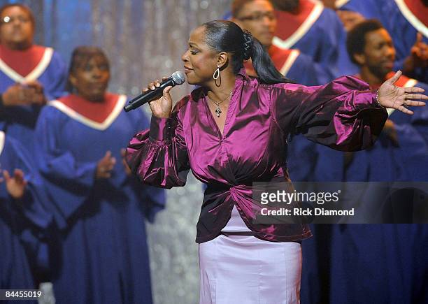 Regina Brown performs at the 17th Annual Trumpet Awards at the Cobb Energy Performing Arts Centre on January 25, 2009 in Atlanta, Georgia.