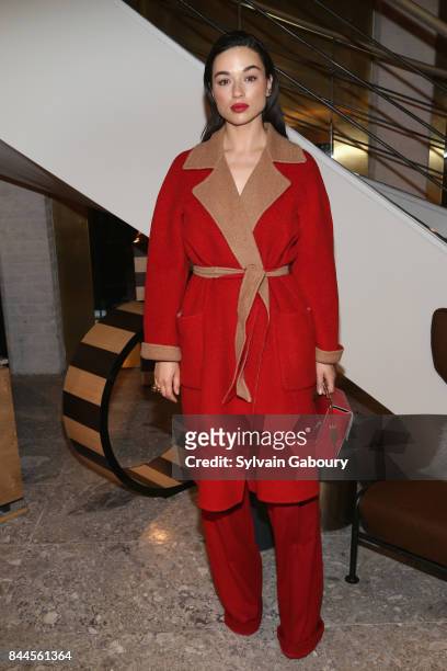 Crystal Reed attends Max Mara Celebrates Madison Avenue Boutique Reopening on September 8, 2017 in New York City.