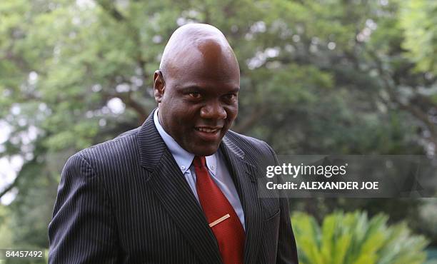 Zimbabwean Opposition Movement for Democratic Change leader, Arthur Mutambara attends the opening of the Southern African Development Community...