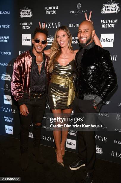 Fabolous, Heidi Klum and Swizz Beat attends Harper's BAZAAR Celebration of "ICONS By Carine Roitfeld" at The Plaza Hotel presented by Infor, Laura...