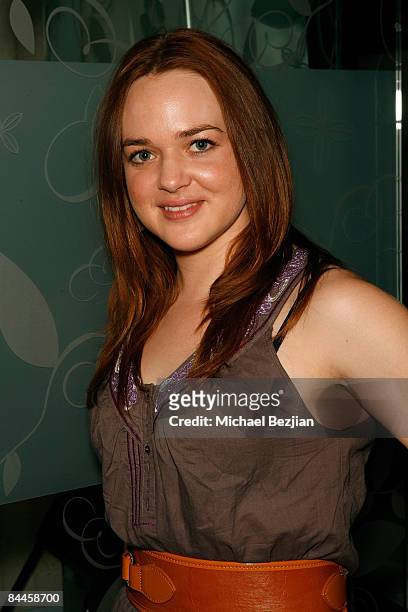 Actress April Matson attends Melanie Segal's Hollywood Platinum Lounge for the MTV Movie Awards Day 2 at the W Hotel on May 30, 2008 in Los Angeles,...