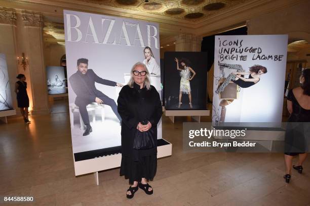Brigitte Lacombe attends Harper's BAZAAR Celebration of "ICONS By Carine Roitfeld" at The Plaza Hotel presented by Infor, Laura Mercier, Stella...