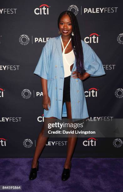 Actress Xosha Roquemore attends The Paley Center for Media's 11th Annual PaleyFest fall TV previews Los Angeles for Hulu's The Mindy Project at The...