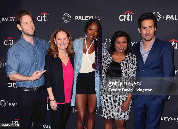 Actors Ike Barinholtz. Beth Grant, Xosha Roquemore, Mindy Kaling and Ed Weeks attend The Paley Center for Media's 11th Annual PaleyFest fall TV...