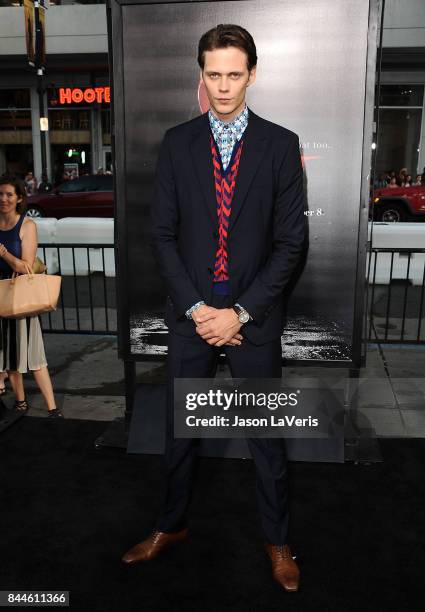 Actor Bill Skarsgard attends the premiere of "It" at TCL Chinese Theatre on September 5, 2017 in Hollywood, California.